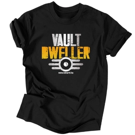 Vault Dweller férfi póló (Fekete)