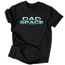 Dad Space férfi póló (Fekete)
