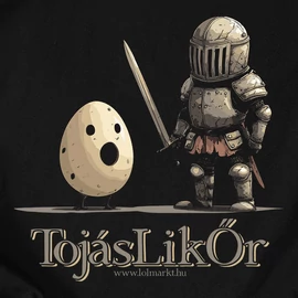 TojásLikŐr férfi póló (Fekete)