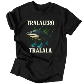 Tralalero Tralala póló (Fekete)