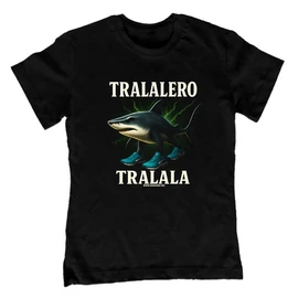Tralalero Tralala gyerek póló (Fekete)