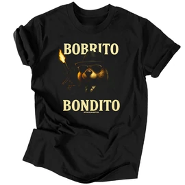 Bobrito Bondito póló (Fekete)