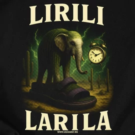Lirili Larila gyerek póló (Fekete)