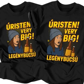 VERY BIG! legénybúcsú póló szett (Fekete)