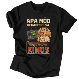 Apa mód bekapcsolva férfi póló