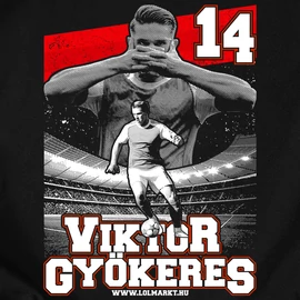 Gyökeres Viktor szurkolói  póló (Fekete)