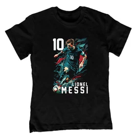 Lionel Messi gyerek póló (Fekete)