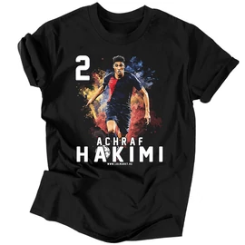 Achraf Hakimi  férfi póló (Fekete)