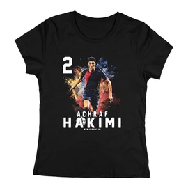 Achraf Hakimi női póló (Fekete)