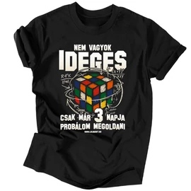Nem vagyok ideges  póló (Fekete)
