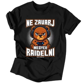 Megyek radielni póló (Fekete)