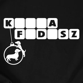 Kutya fadísz póló (Fekete)
