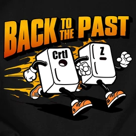 Back to the past póló (Fekete)