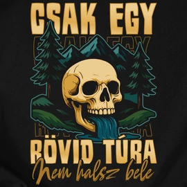Csak egy rövid túra pulcsi (Fekete)