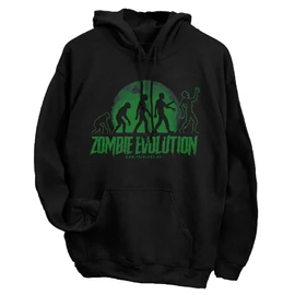 Zombie evolution kapucnis pulóver (elől nyomott)