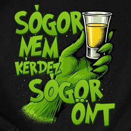 Sógor nem kérdez férfi póló szett (Fekete-Fehér)