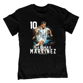 Lautaro Martinez gyerek póló (Fekete)