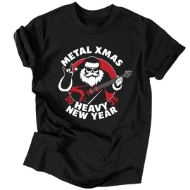 Metal xmas 2025 póló (Fekete)