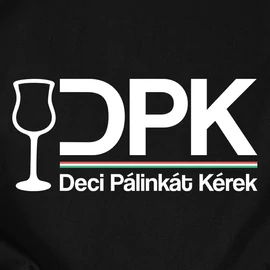 Deci Pálinkát Kérek póló (Fekete)