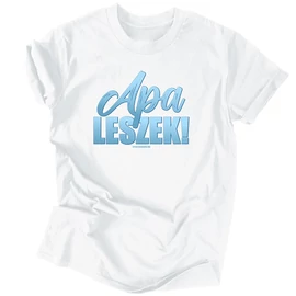 Apa leszek! férfi póló (fehér)