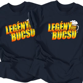 Legénybúcsú póló szett (Sötétkék)