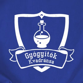 Gyógyítók Kvadránsa - Fourth wing férfi póló (Királykék)