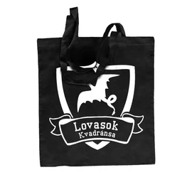 Lovasok Kvadránsa - Fourth wing vászontáska (Fekete)