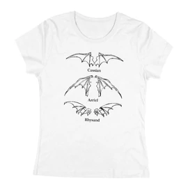Acotar - Bat boys női póló (Fehér)