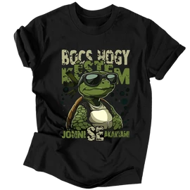 Bocs, hogy késtem férfi póló