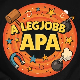 A legjobb apa férfi póló (Fekete)