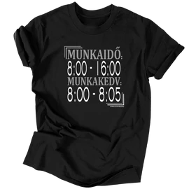 Munkakedv póló (Fekete)