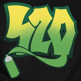 420 férfi póló (Fekete)