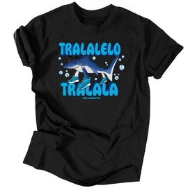 Tralalelo férfi póló (Fekete)