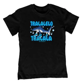 Tralalelo gyerek póló (Fekete)