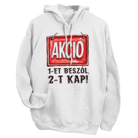 AKCIÓ pulóver (Fehér)