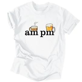 am/pm férfi póló (Fehér)