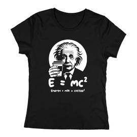 E=mc2 női póló (Fekete)