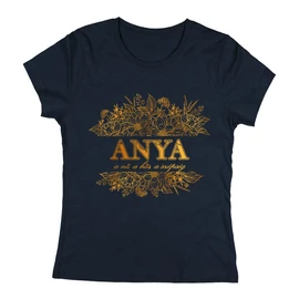 ANYA - a nő, a hős, a szépség női póló (Sötétkék)