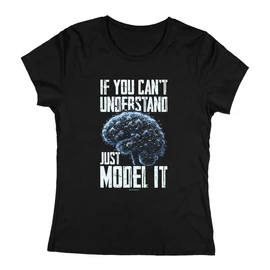 Just model it női póló (Fekete)