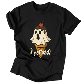 I SCREAM férfi póló (Fekete)