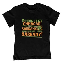 Mindig légy önmagad gyerek póló (Fekete)