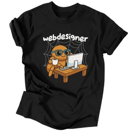 Webdesigner póló (Fekete)