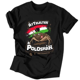 Átteleltek a poloskák póló (Fekete)