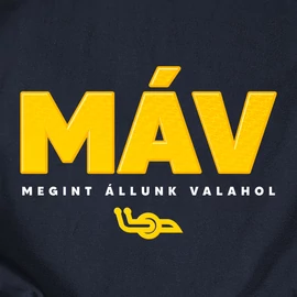 M Á V  |   Megint...Állunk...Valahol póló  (Navy)