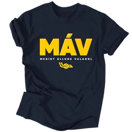 M Á V  |   Megint...Állunk...Valahol póló  (Navy)