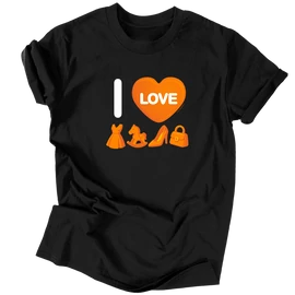 I LOVE TEMU póló (Fekete)