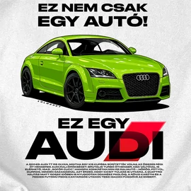 Ez nem csak egy autó |  EZ AUDI pulóver (Fehér)