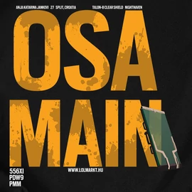 Osa Main férfi póló (Fekete)