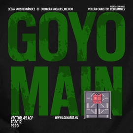Goyo Main kapucnis pulóver (Fekete)