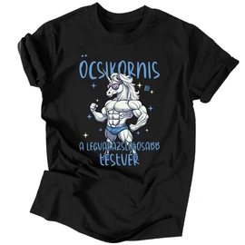 Öcsikornis férfi póló (Fekete)